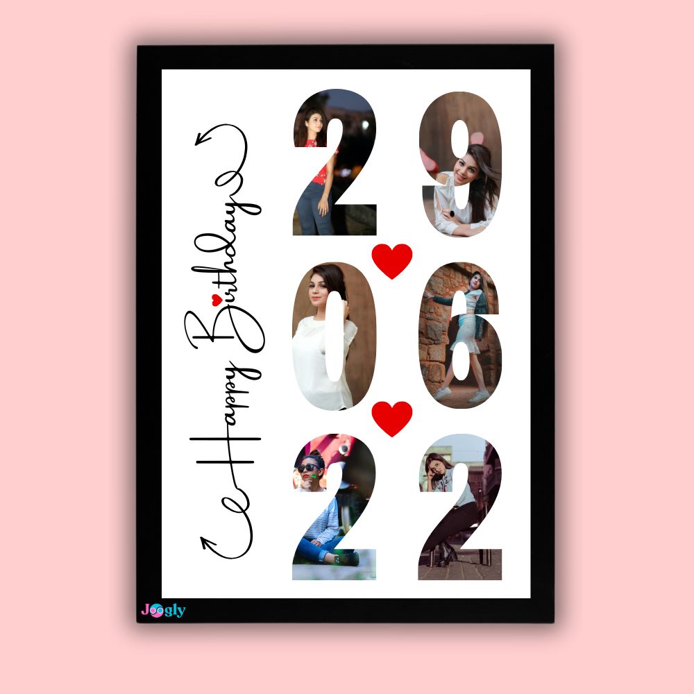 Date Photo Frame Personalized