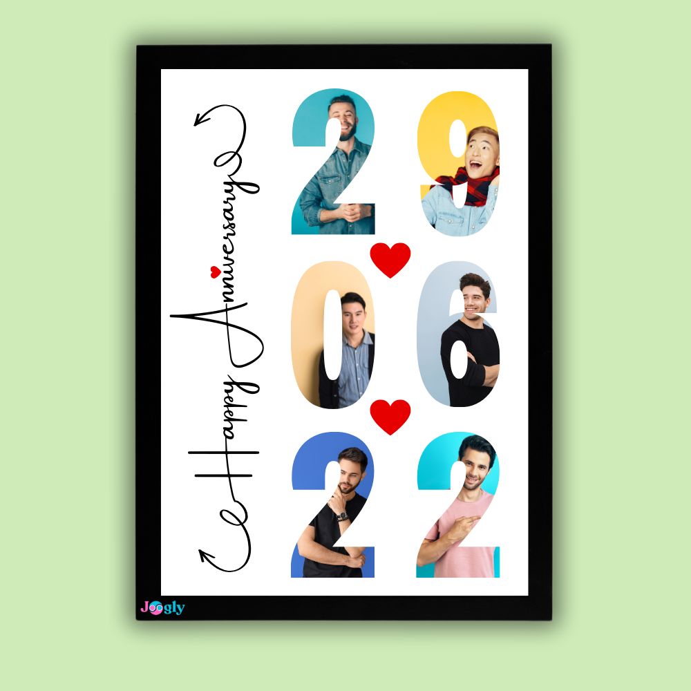Date Photo Frame Personalized
