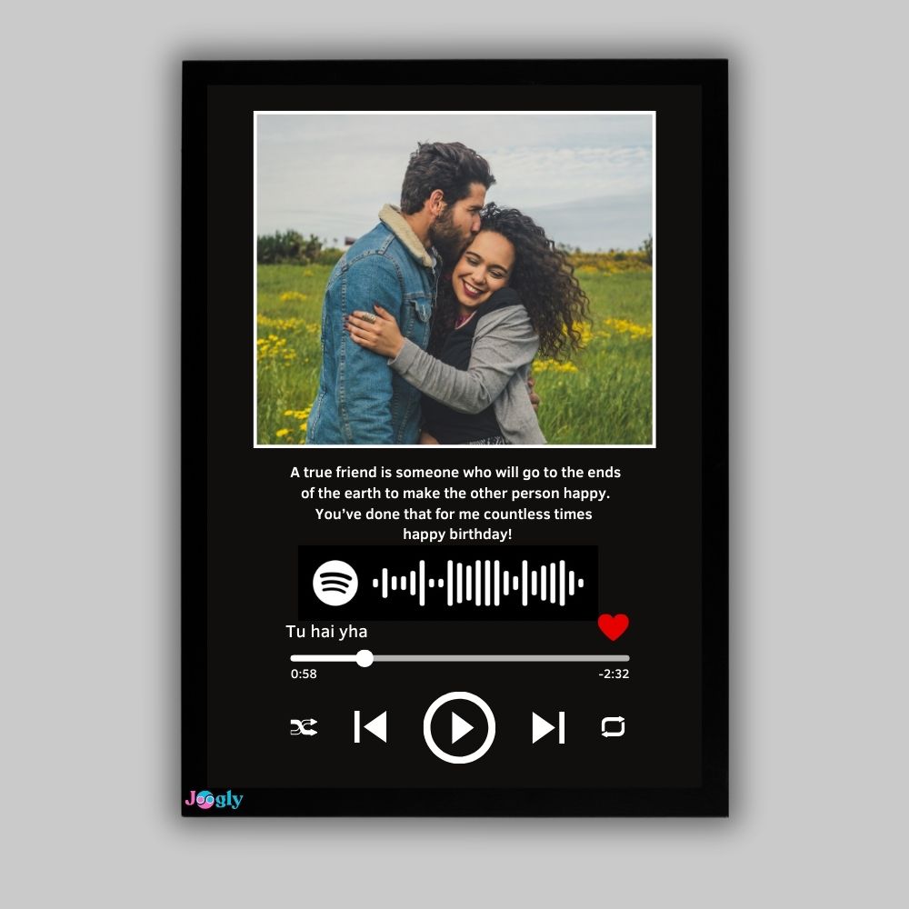 Customized Spotify Musical Plaque Frame
