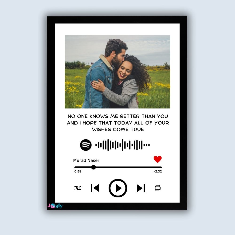Customized Spotify Musical Plaque Frame