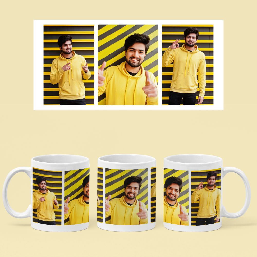 Personalized White Photo Mug