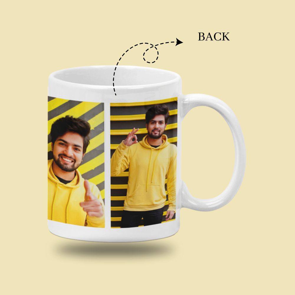 Personalized White Photo Mug