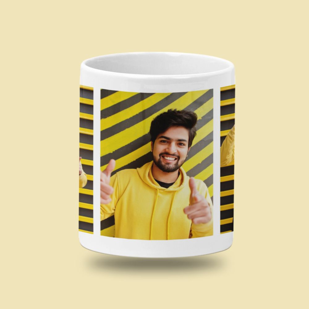Personalized White Photo Mug
