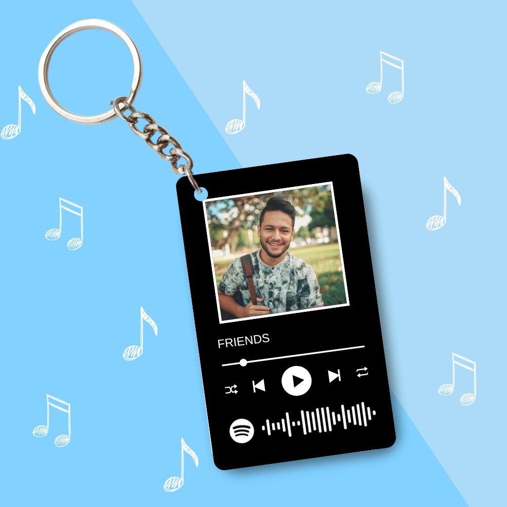 Customized Spotify Music Keychain