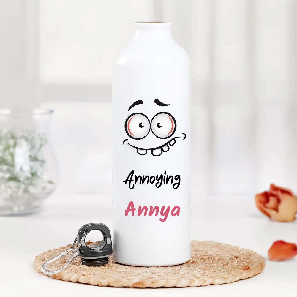 Personalized Moody Faces Bottle