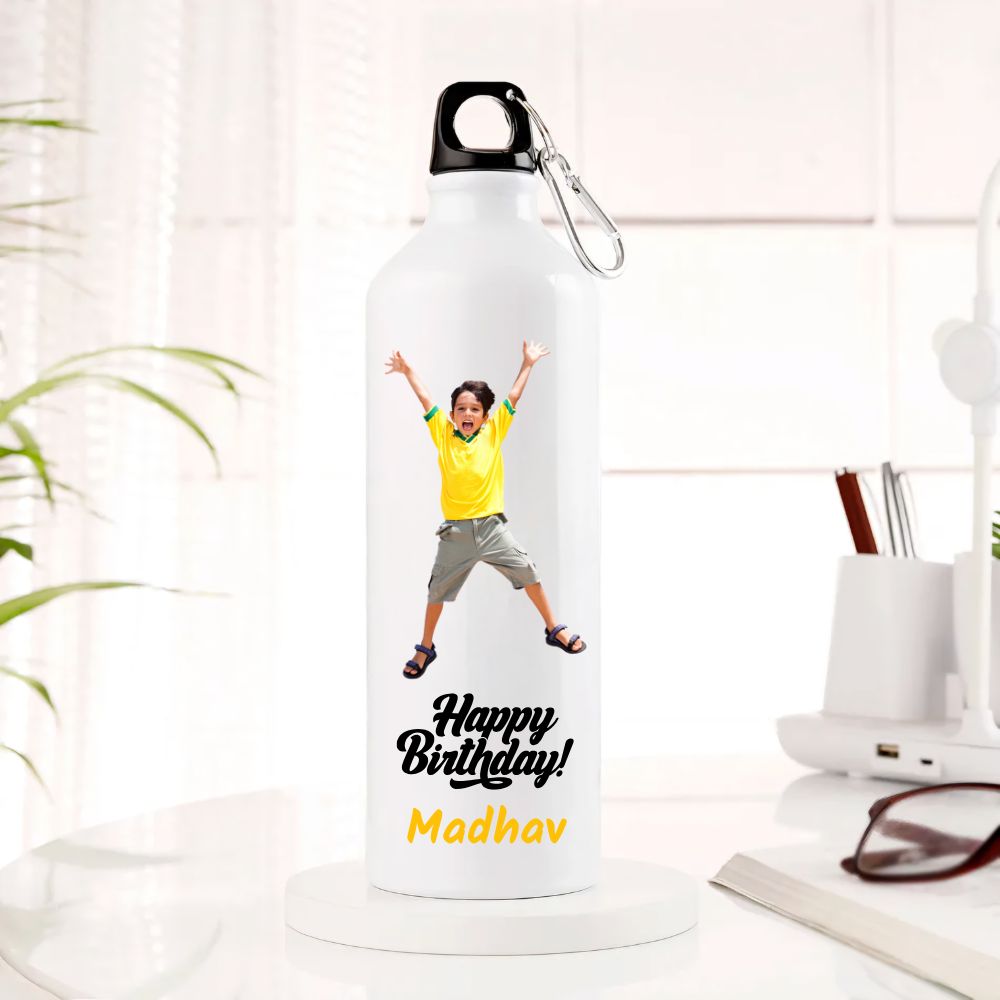 Personalized Happy Birthday Bottle