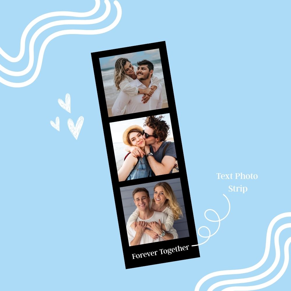 Custom Black Photo Strips