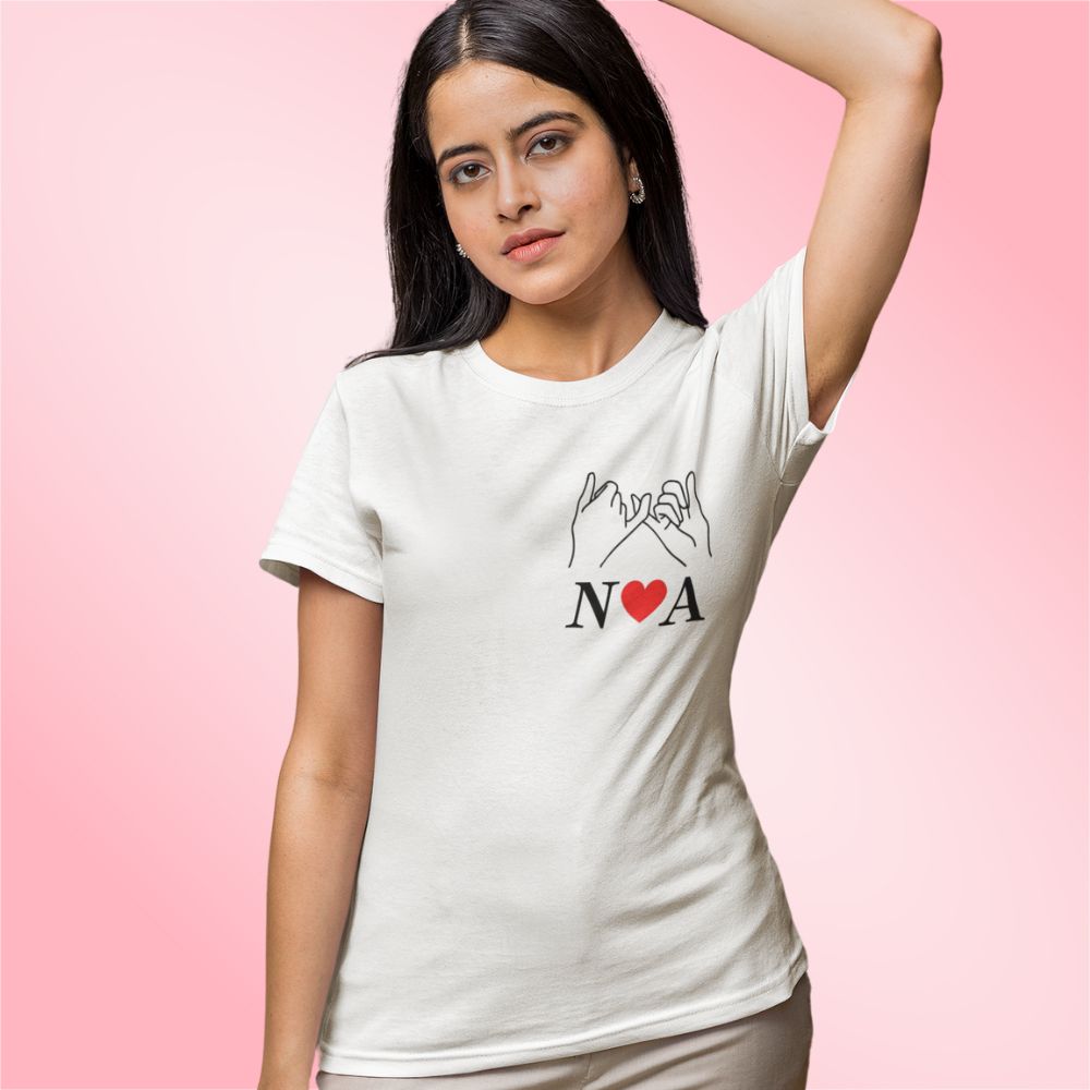 Unisex White Graphic T-Shirt