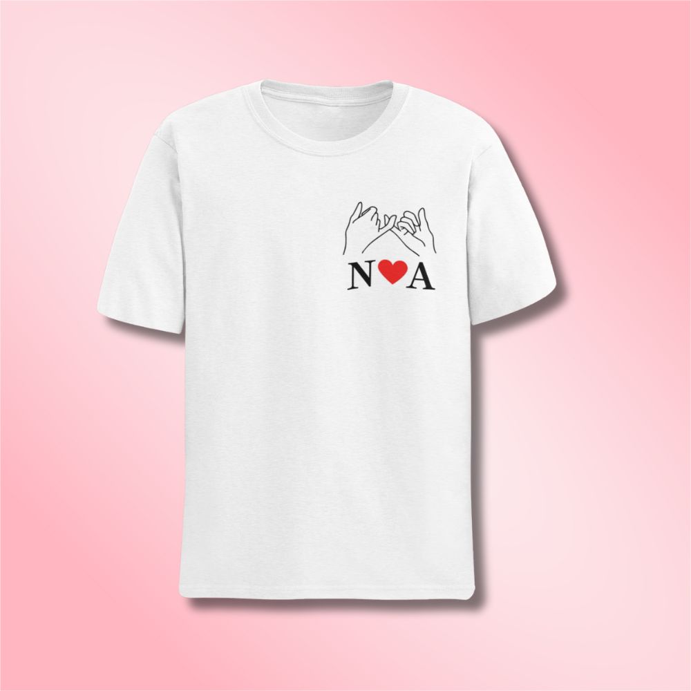 Unisex White Graphic T-Shirt