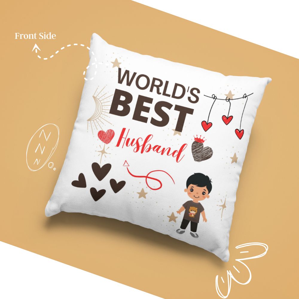 World's Best Double sided Printed Pillow