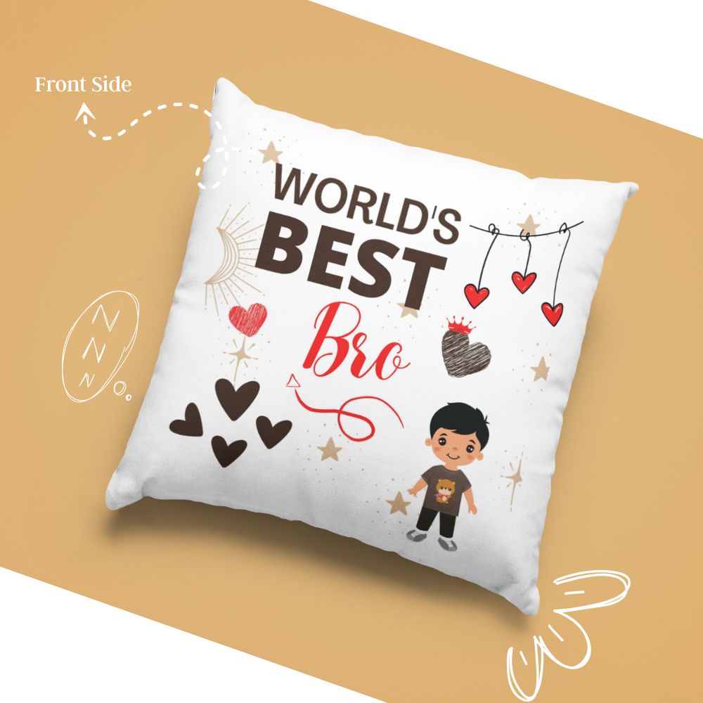 World's Best Double sided Printed Pillow