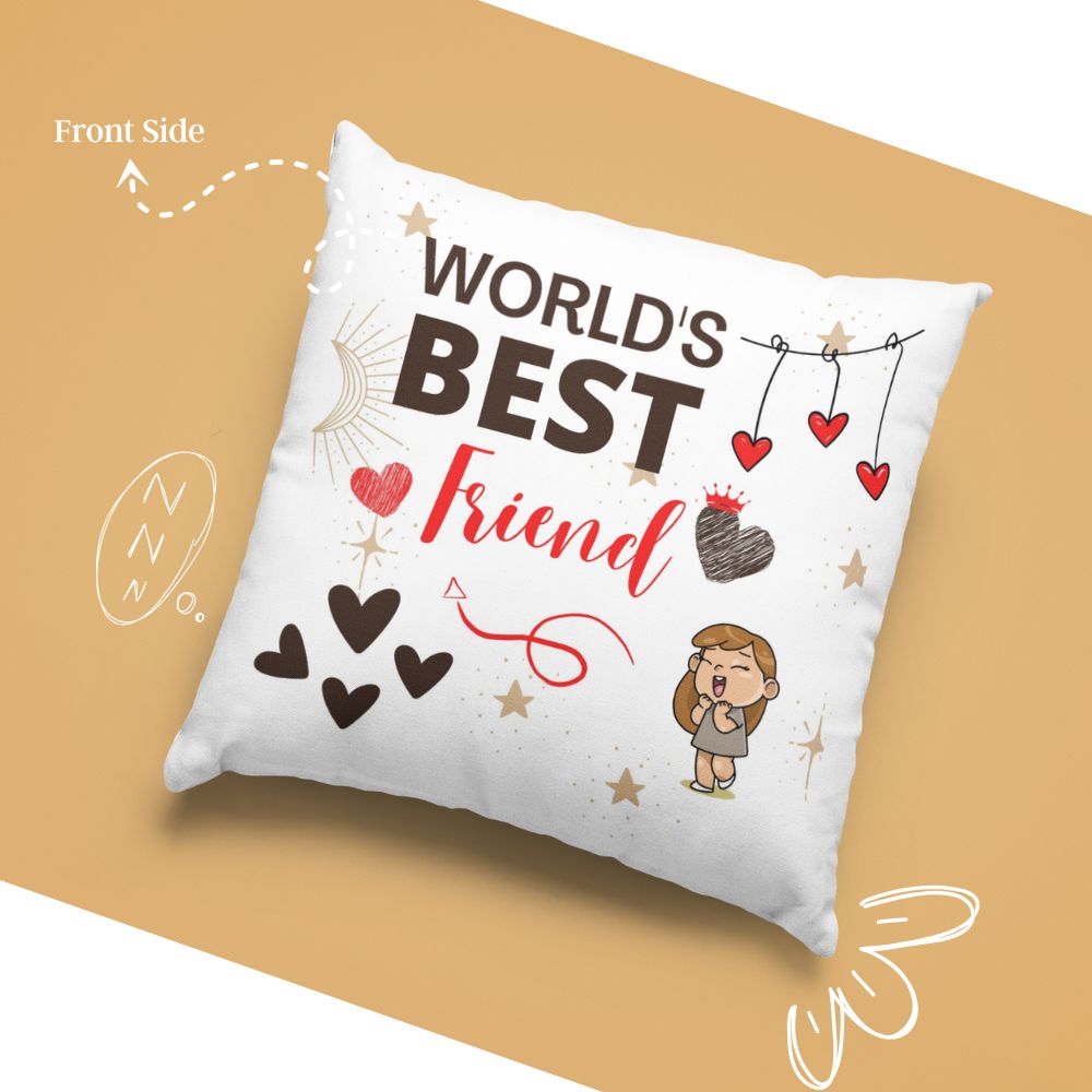 World's Best Double sided Printed Pillow