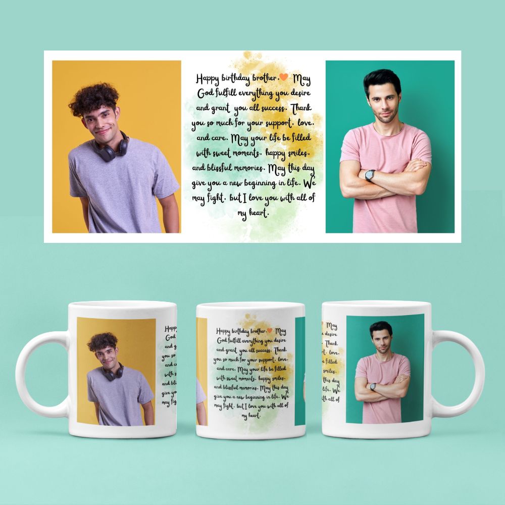 Personalized Photo Mug With Your Message
