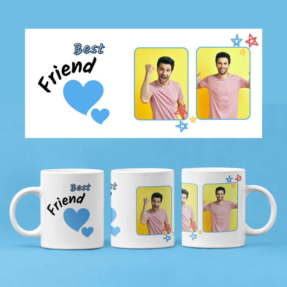 Best Friend Heart Mug