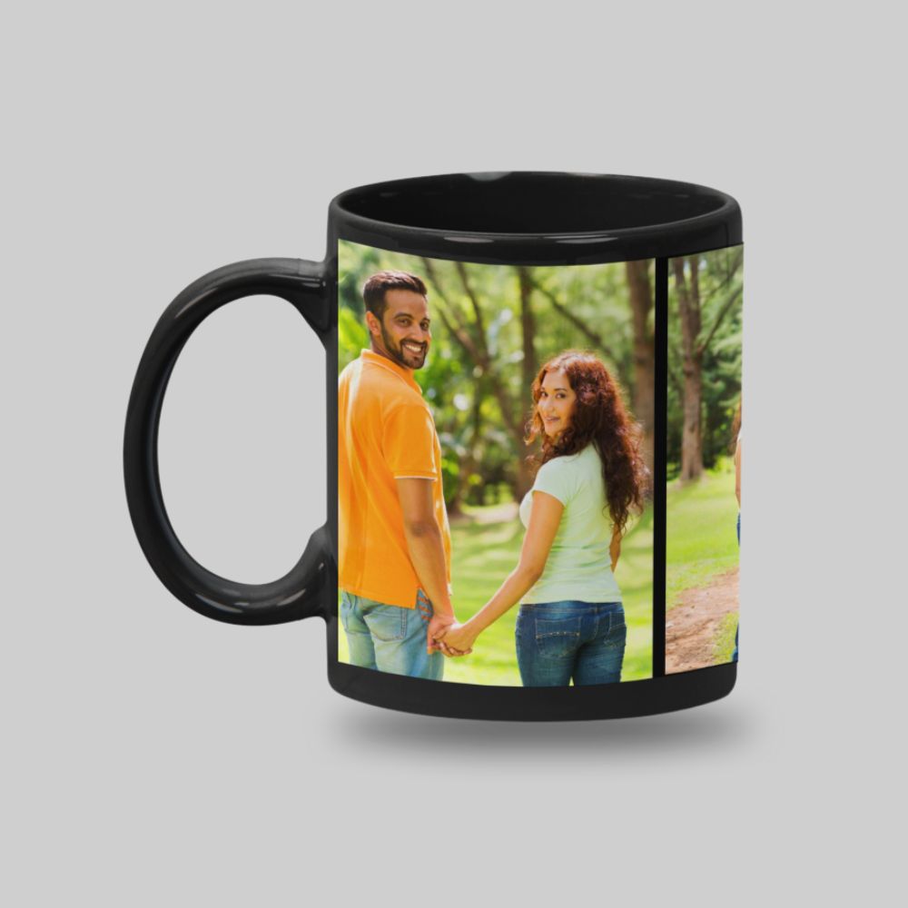 Custom Photo Black Mug