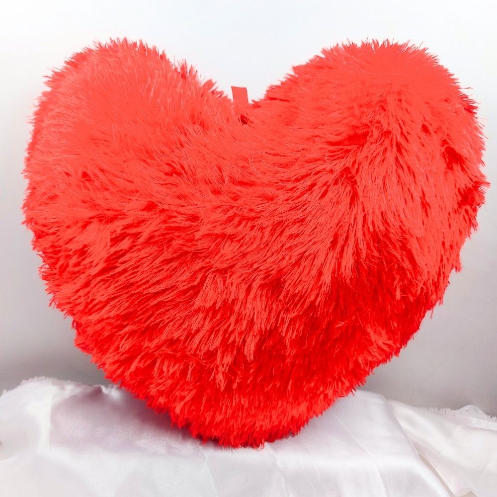 Red Heart-shaped Personalized Cushion