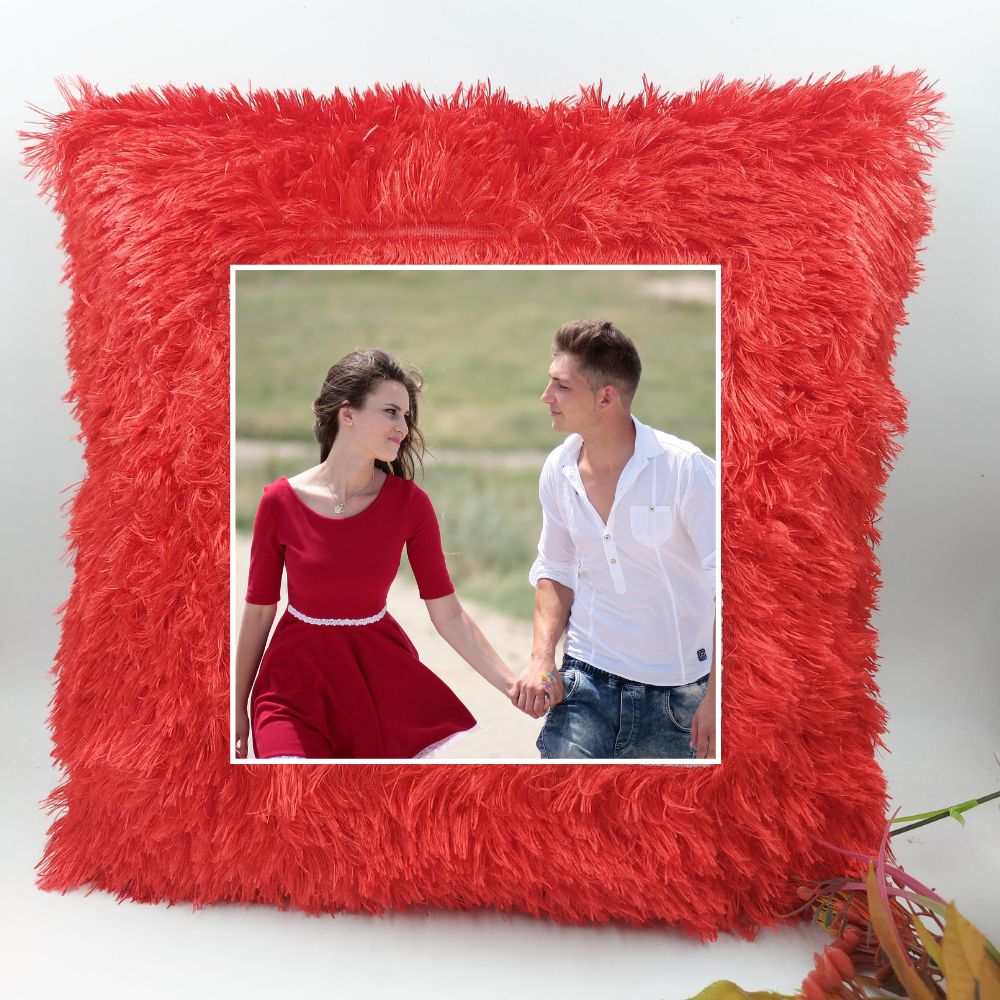 Red Personalized Cushion