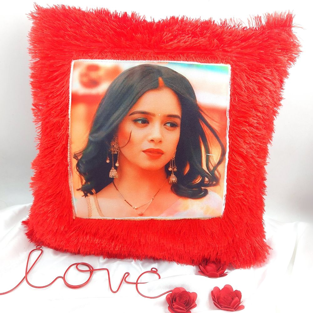 Red Personalized Cushion