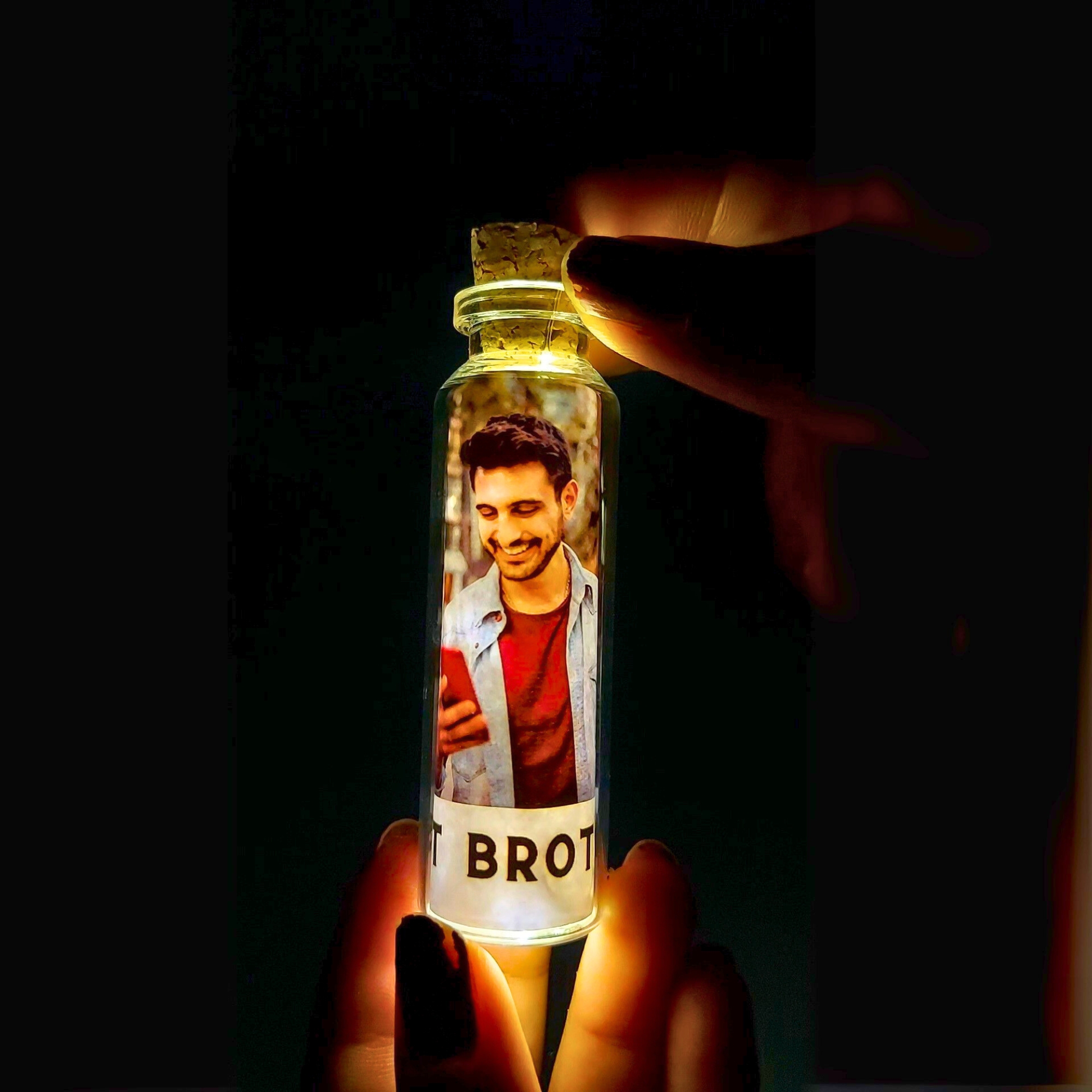 Personalized Led Photo Bottle