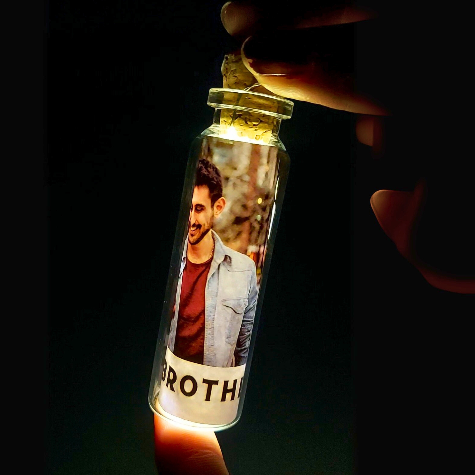 Personalized Led Photo Bottle