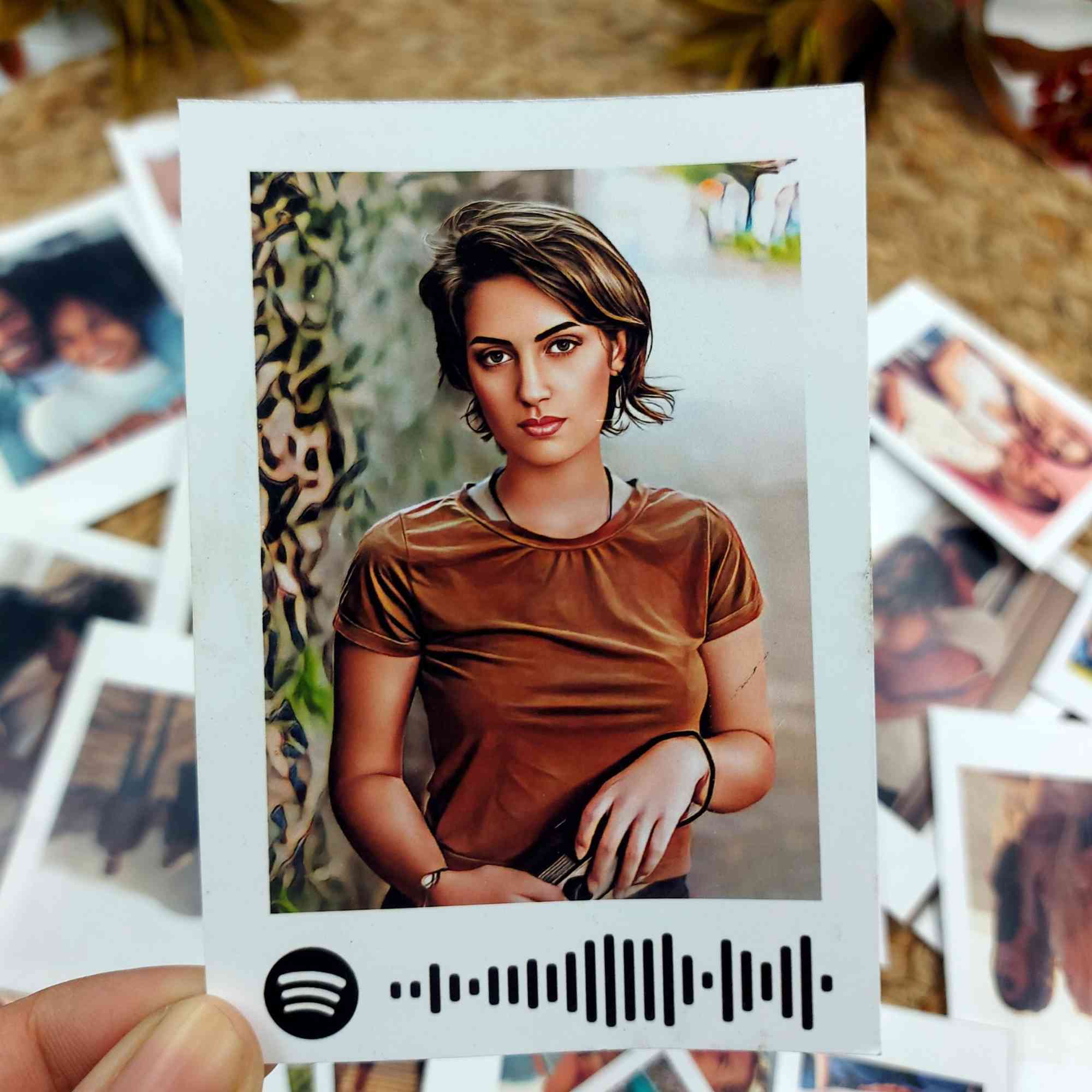 Personalized Big Polaroids With Text 