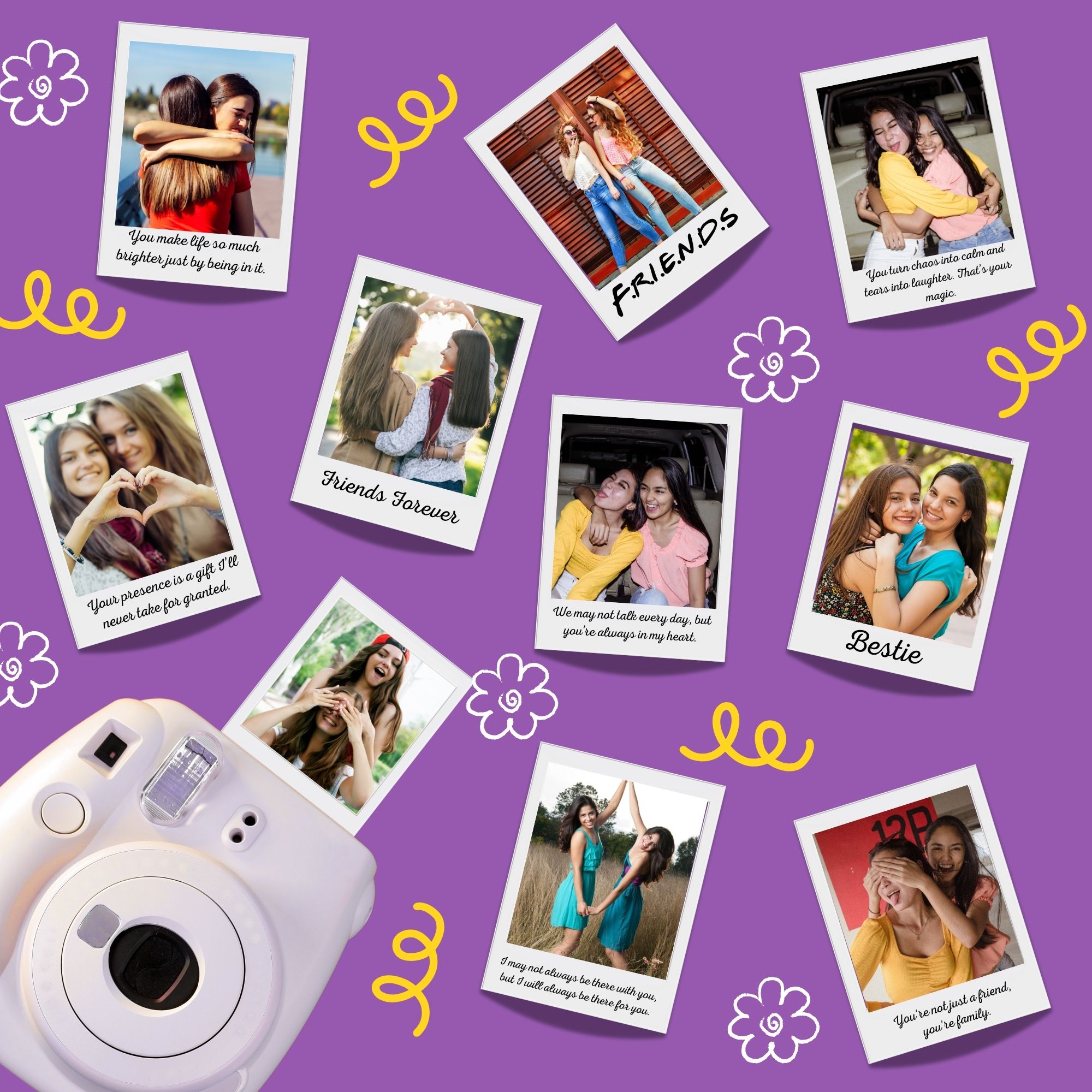Personalized Polaroids With Text