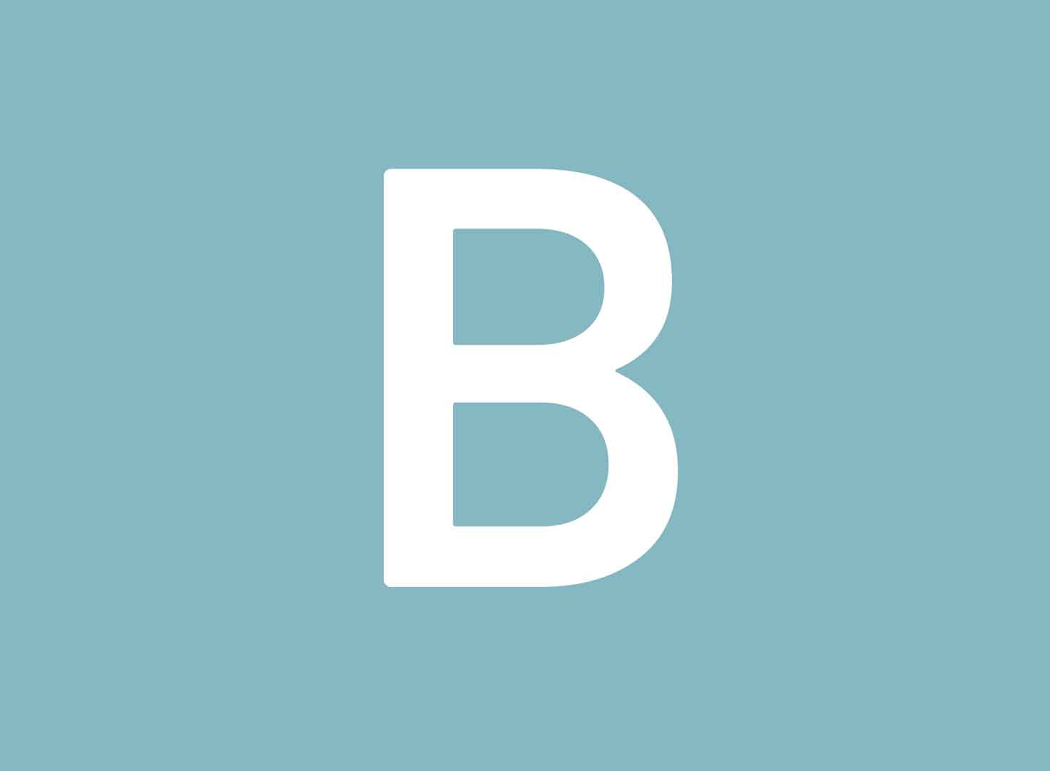 Letter B Wall Art