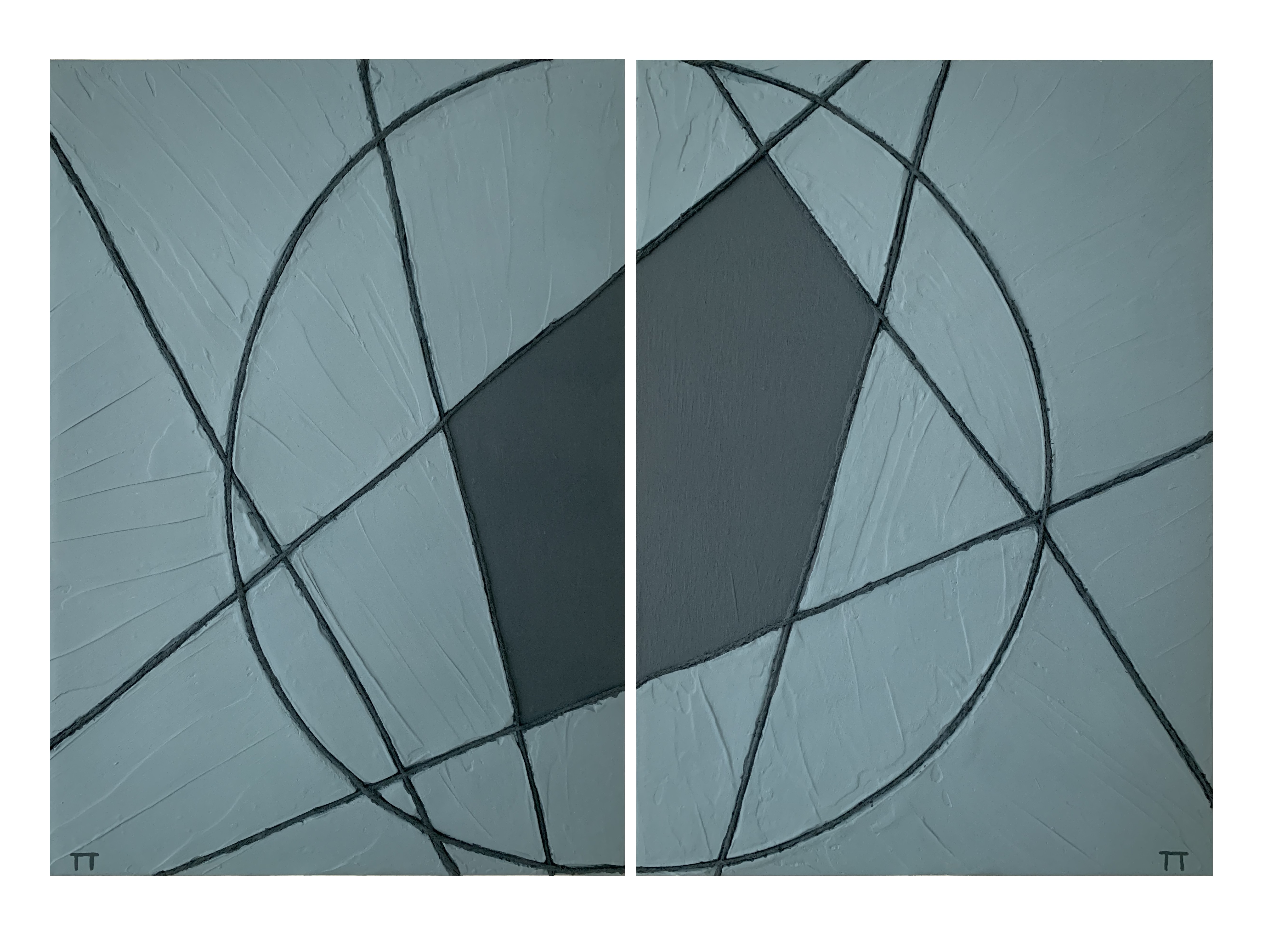 El 3 en azul (díptico)