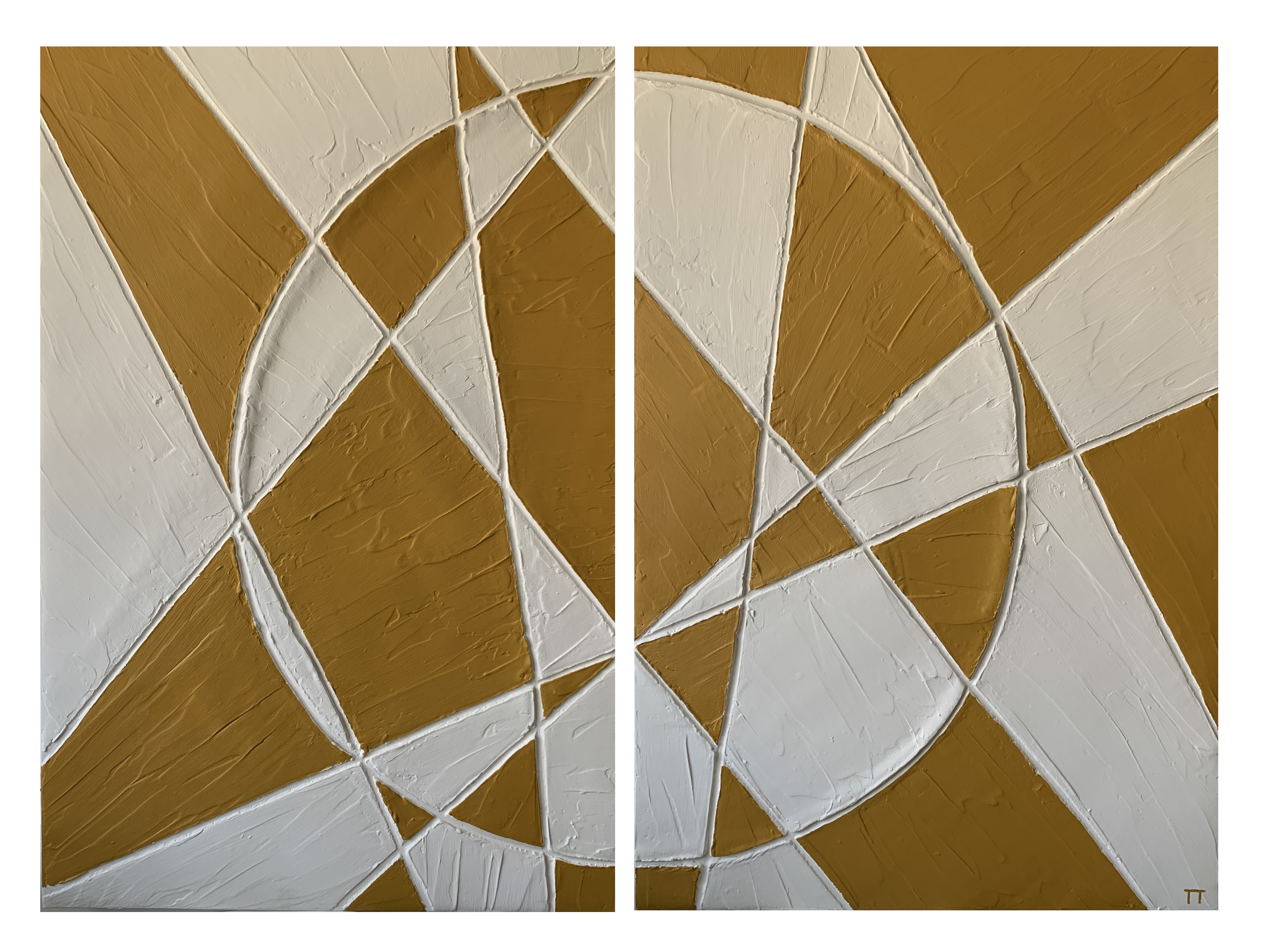 El 4 en ocre (díptico)