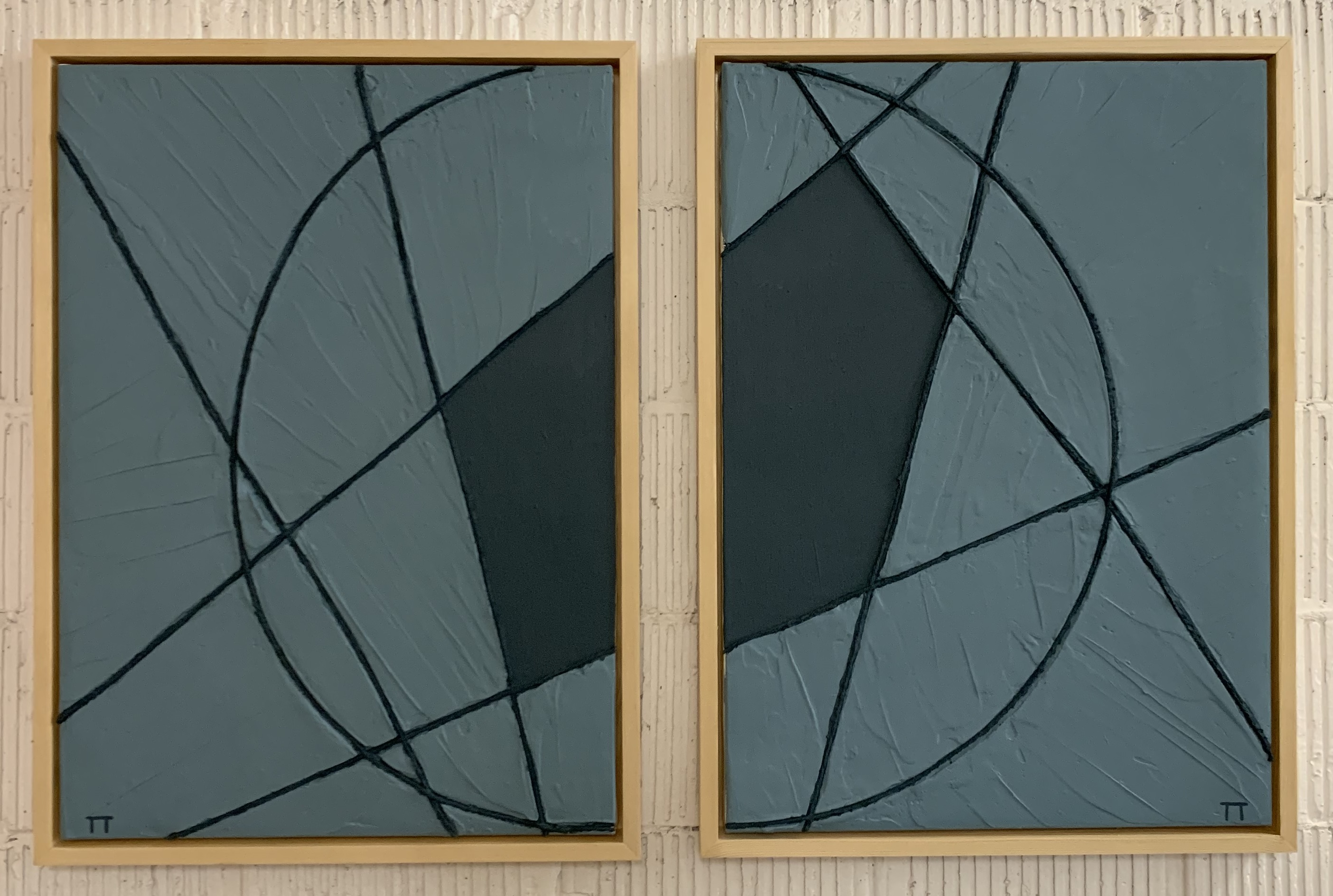 El 3 en azul (díptico)