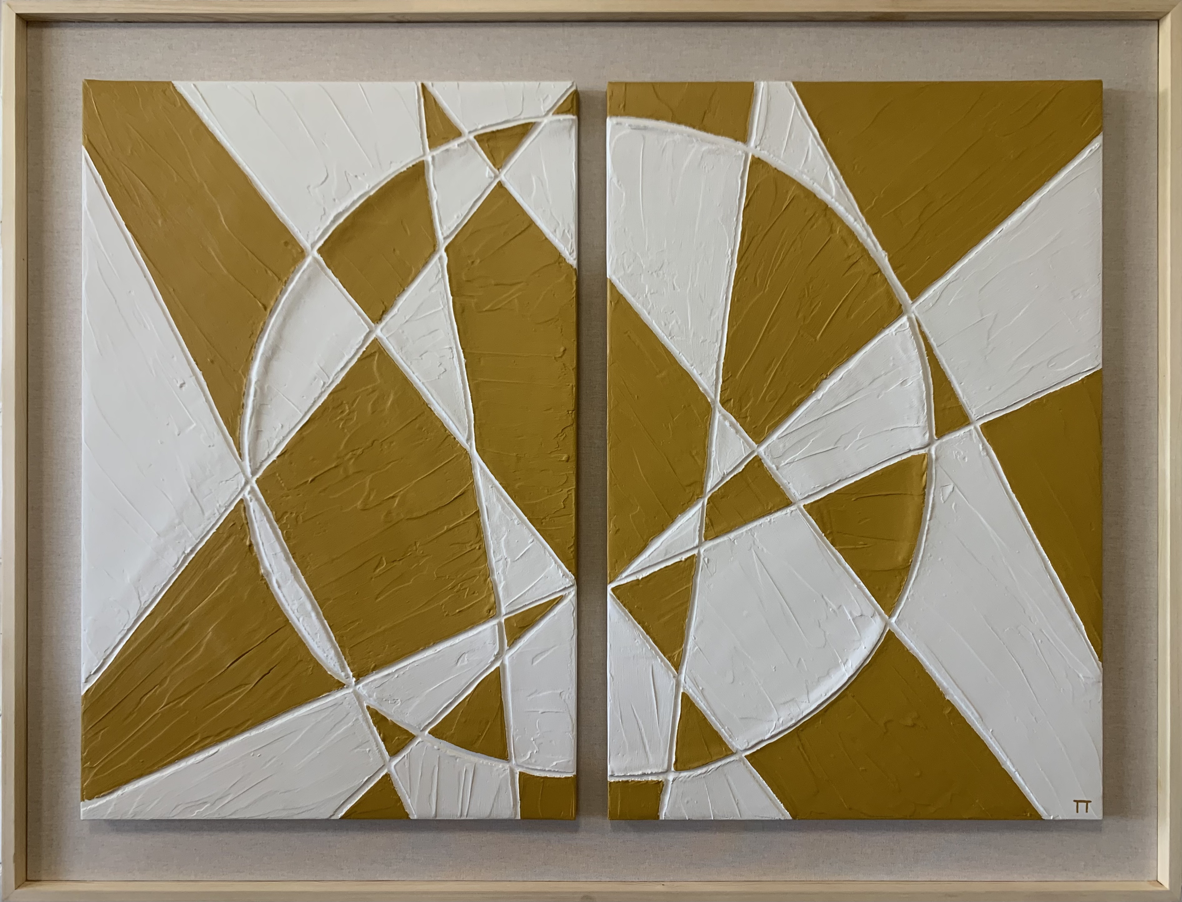 El 4 en ocre (díptico)