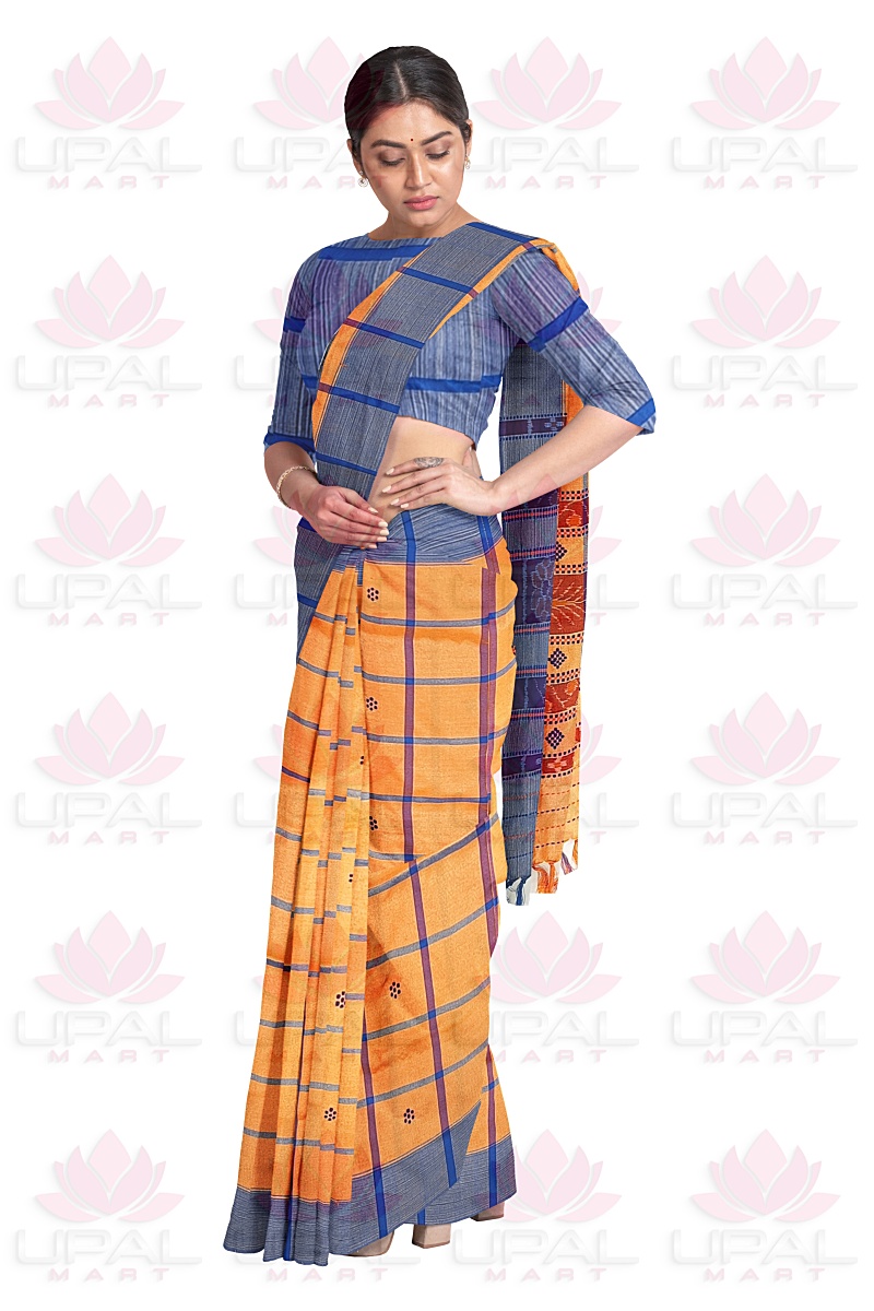 Traditional Handloom Lumang Fhuta Saree