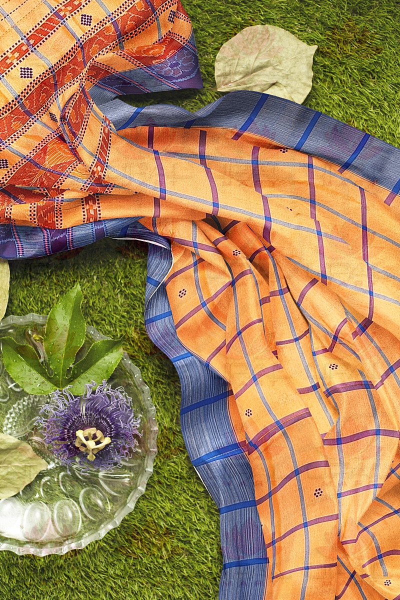 Traditional Handloom Lumang Fhuta Saree