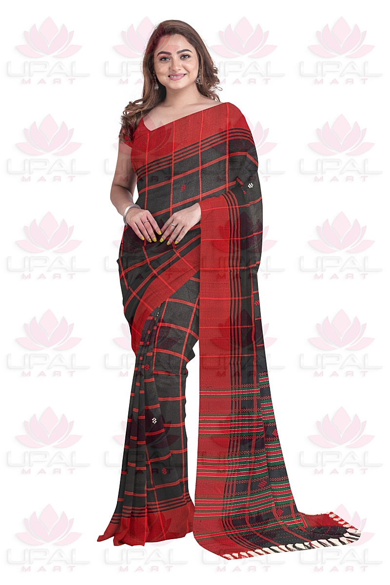 Elegant Santhal Semi Silk Saree
