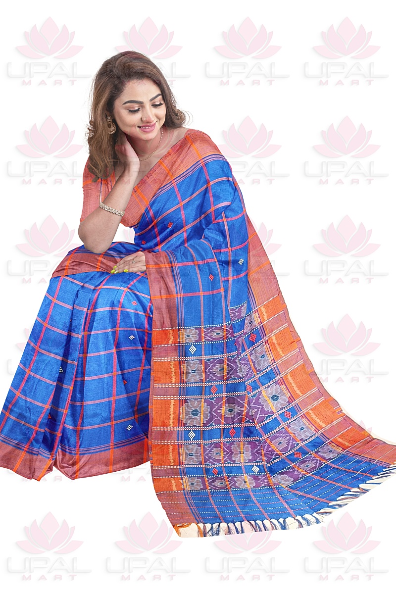 Handwoven Lumang Fhuta  Silk Saree