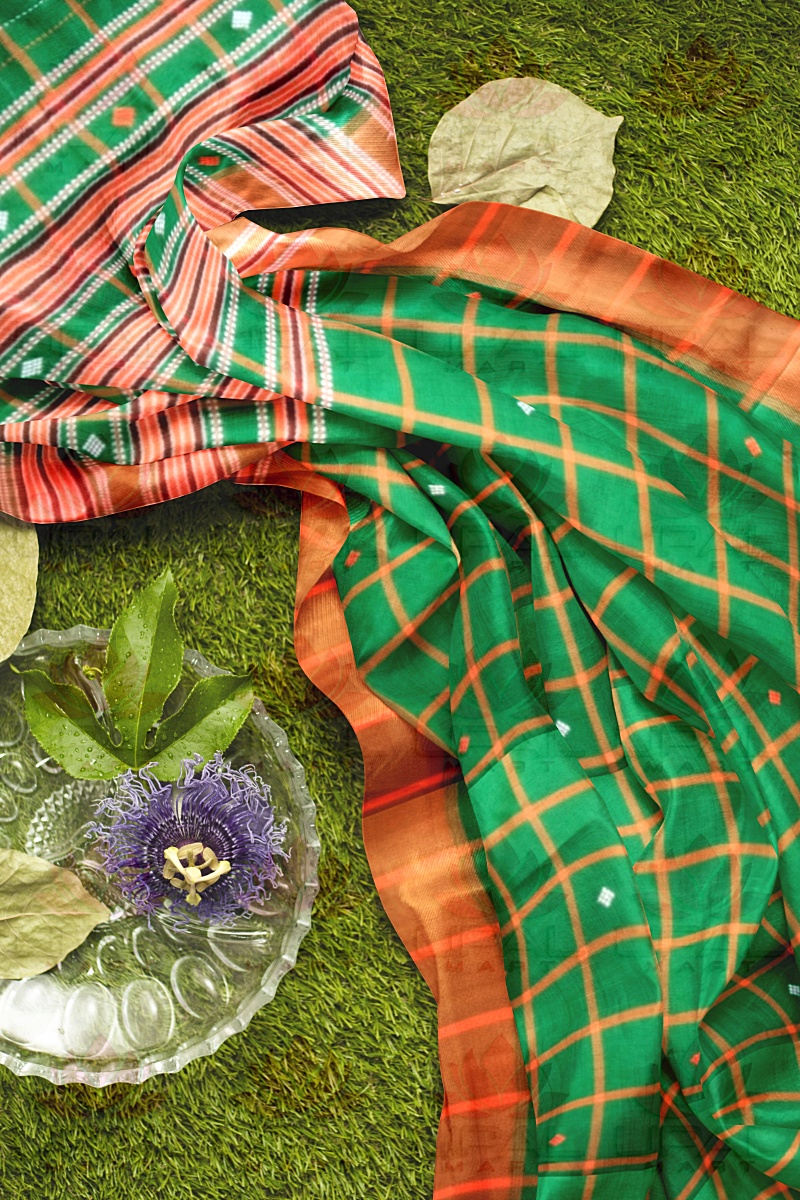 Traditional Handwoven Lumang Fhuta Saree