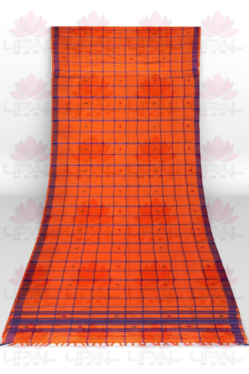 Handwoven Orange Lumang Futa Kacha