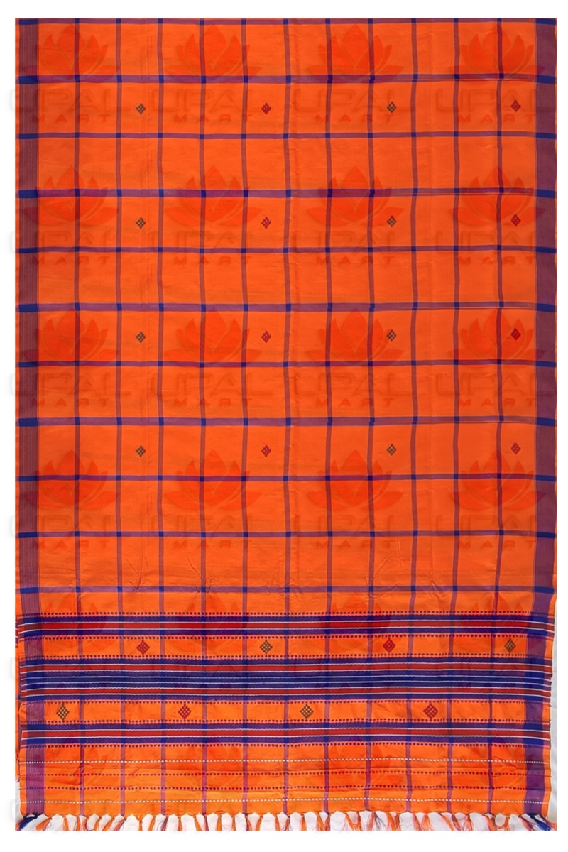 Handwoven Orange Lumang Futa Kacha