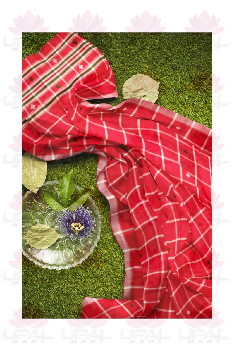Red & White Checkered Lumang Futa Kacha