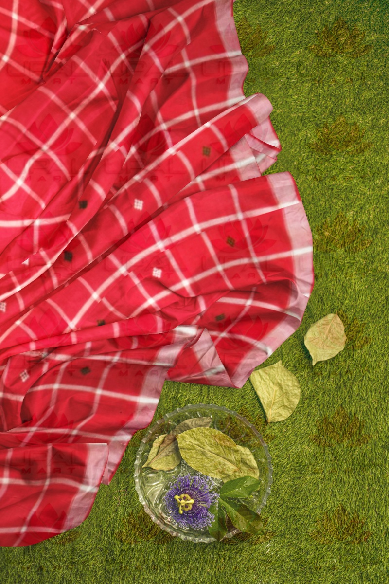 Red & White Checkered Lumang Futa Kacha