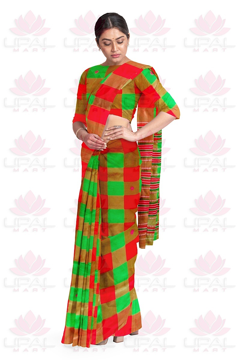 Traditional Multicolored Lumang Futa Saree
