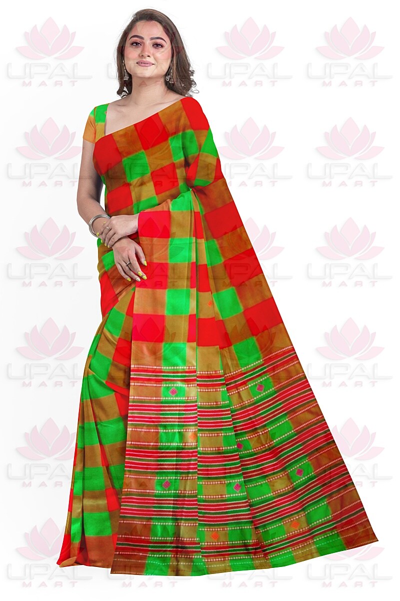 Traditional Multicolored Lumang Futa Saree
