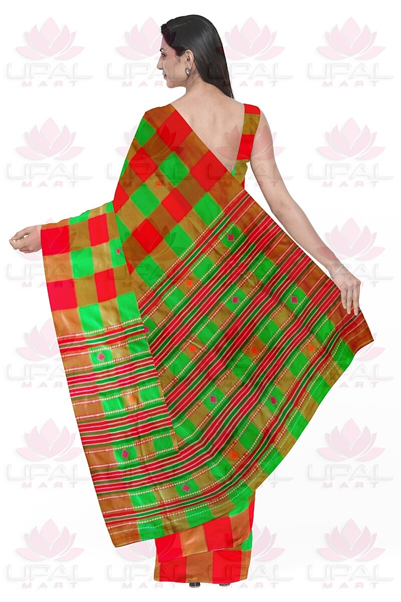 Traditional Multicolored Lumang Futa Saree