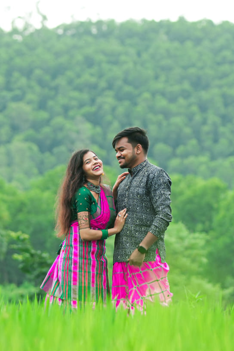 Saree & Dhoti for Couple 