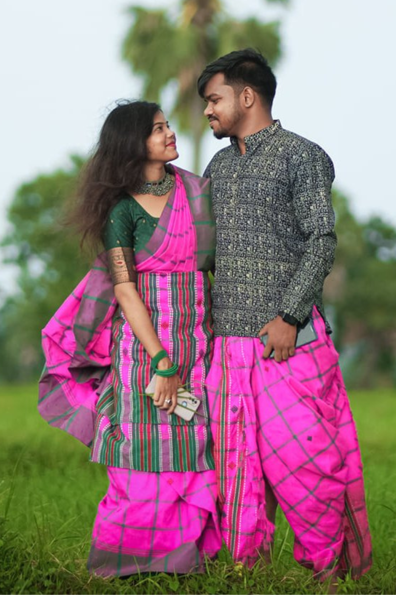 Saree & Dhoti for Couple
