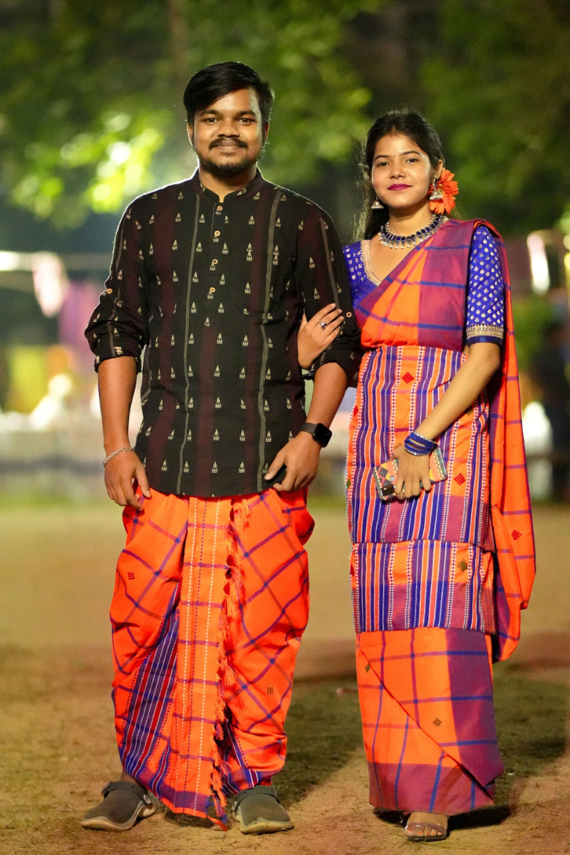 Saree & Dhoti for Couple