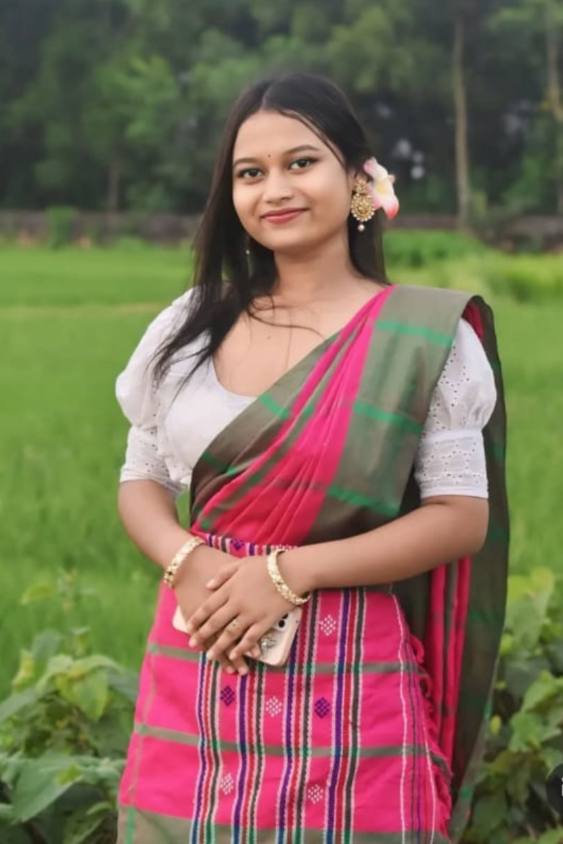 Traditional Santhal Saree