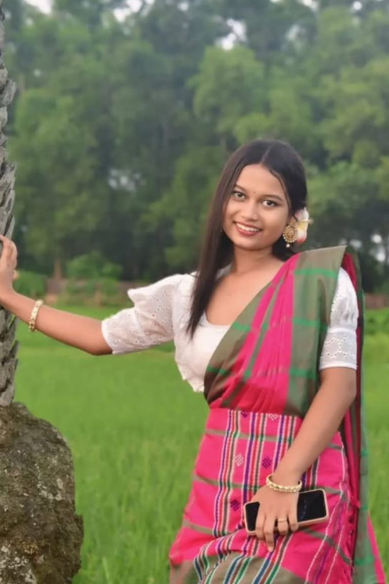 Traditional Santhal Saree
