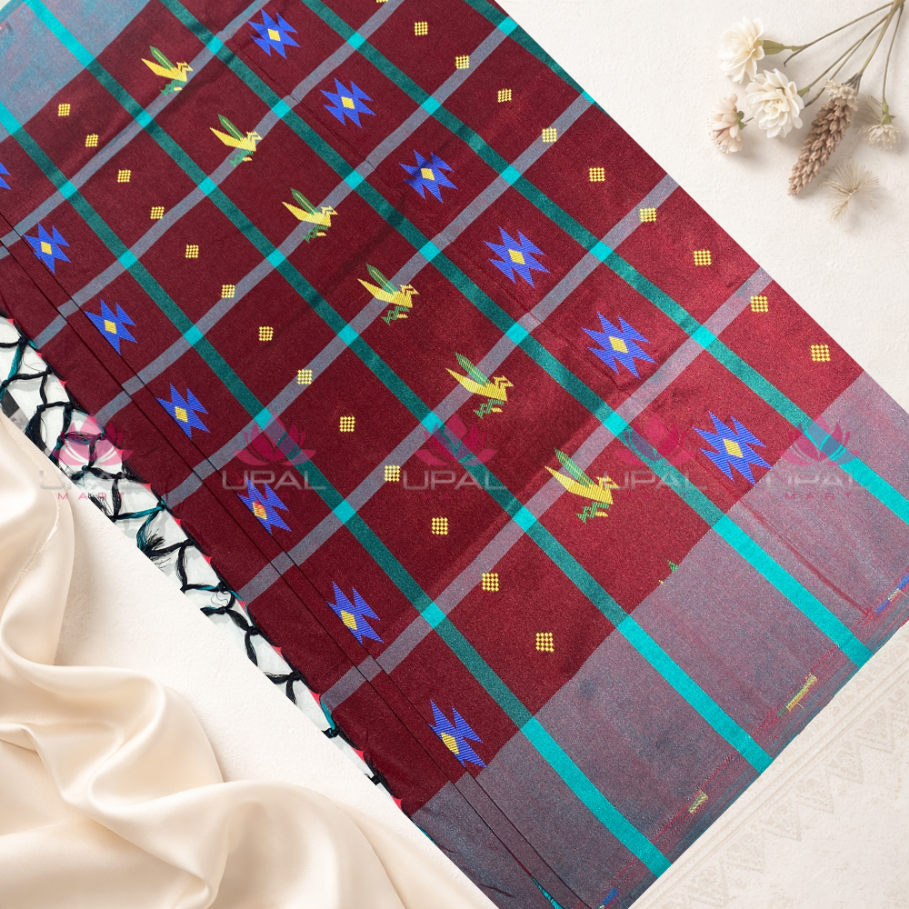 Santhal Jhal Fhuta Saree