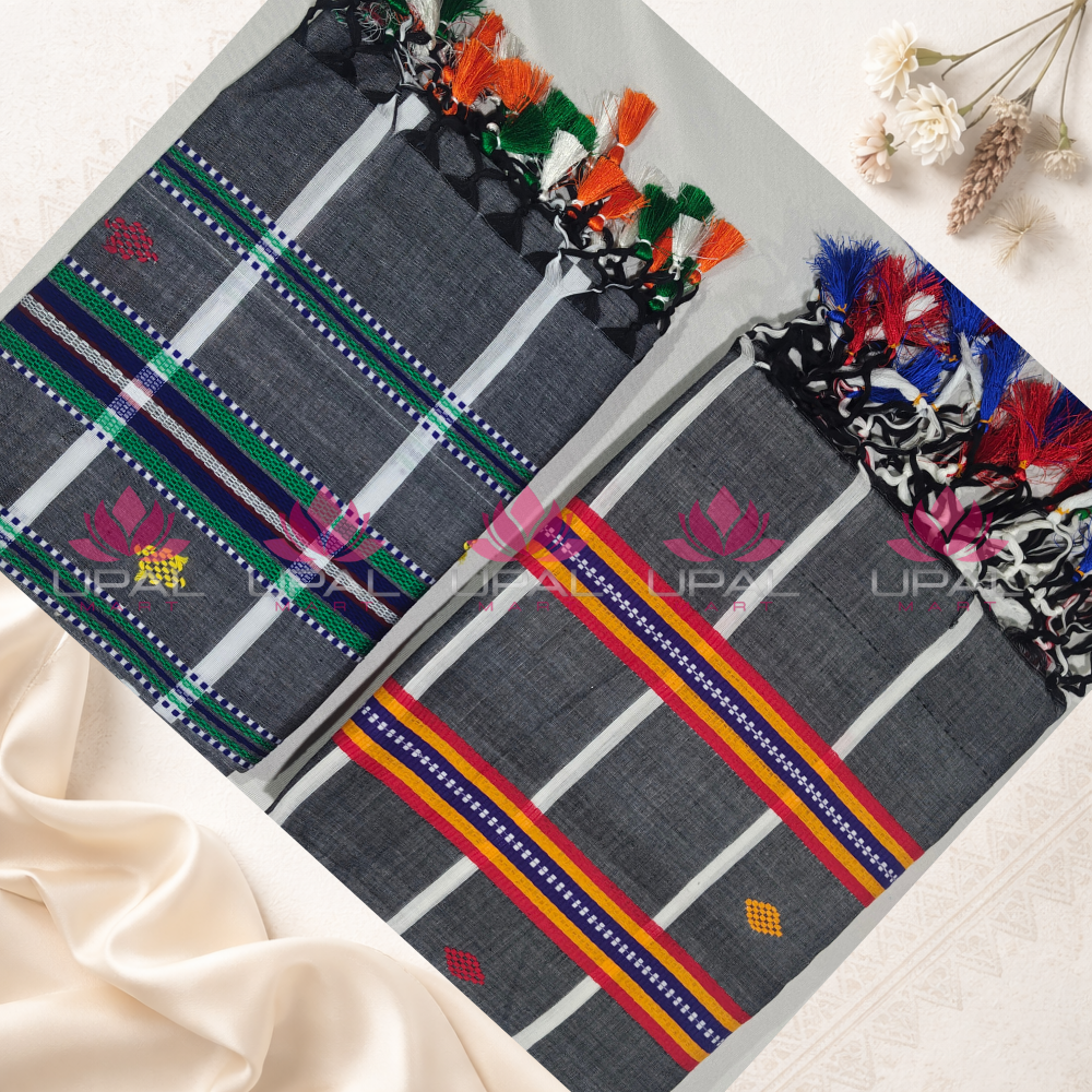 Handloom Cotton Saree & Dhoti For Couple
